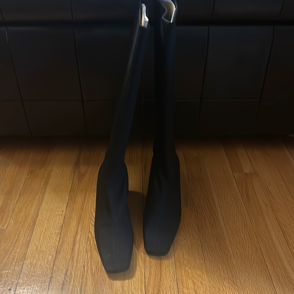 Robert Clergerie Classic jersey stretch boots size 7